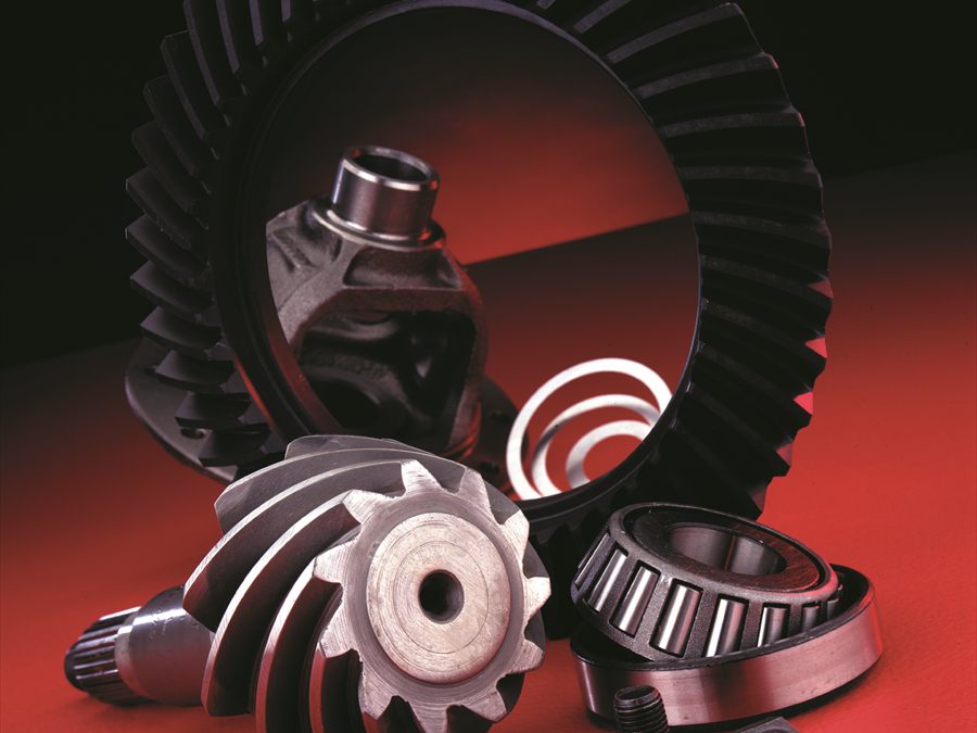 A ring-and-pinion gear set